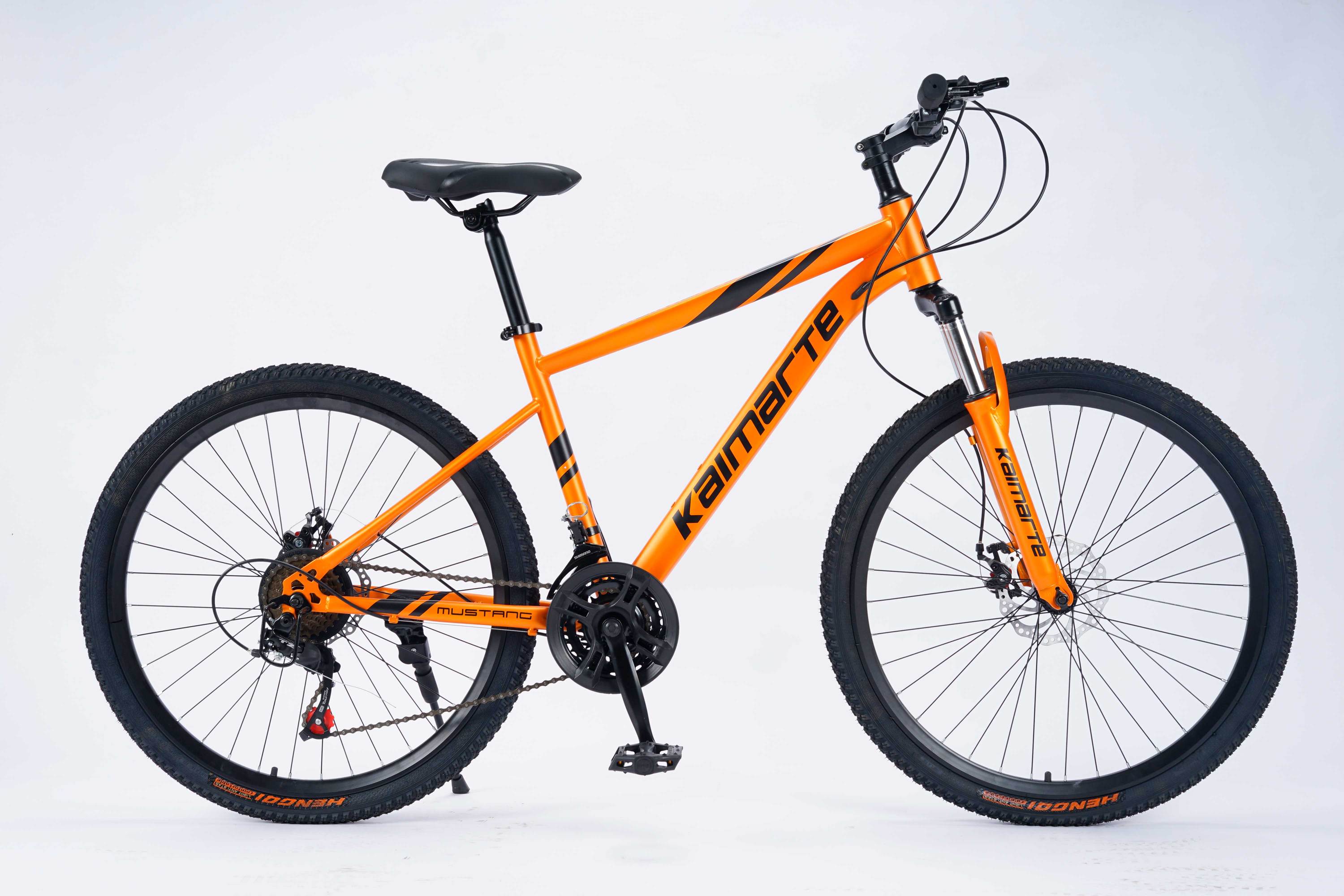 mountainbike 27 zoll fully kozamas 27,5 für Erwachsene | 21 Gang Schaltung & Scheibenbremsen | Full-Suspension MTB Fahrrad farbe_blau Color:Orange-glossy Cube Fleet