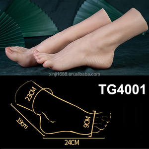 XINJI <span class=keywords><strong>Pieds</strong></span> de Mannequin Femme en Silicone Réalistes de Haute Qualité pour Présentation de Chaussures et Chaussettes - Product Image 5