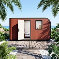 Modulo Abitativo Mobile per Campeggio con Bagno Integrato - Tipo Hotel Prefabbricato