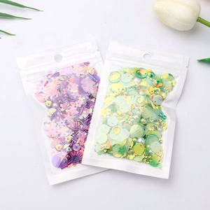 Wholesale Single Hole Handmade Package of Mix Shape Sewing <strong>Sequins</strong> PVC <strong>Material</strong> for DIY Projects - Product Image 5