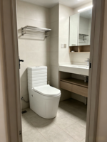 WC en céramique à chasse d'eau par siphon, puissance de chasse forte, fonctionnement silencieux, économie d'eau, anti-odeurs, lavabo monobloc, hôtel