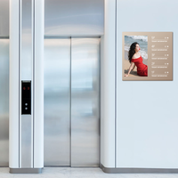 Écran publicitaire d'ascenseur intérieur de 21,5 pouces pour lecteur de publicité, totem d'ascenseur, kiosque, signalétique numérique de guidage et affichage métro
