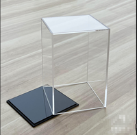 Boîte acrylique personnalisée avec couvercle vitrine acrylique