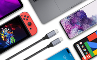 Custom Factory 20Gbps 240W Tipo-C Cable de alta compatibilidad para estación de acoplamiento/MacBook/Teléfono/Laptop
