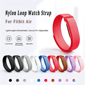 Bracelet de <span class=keywords><strong>montre</strong></span> en nylon tressé respirant pour Google <span class=keywords><strong>Fitbit</strong></span> Air, bracelet en nylon pour Google <span class=keywords><strong>Fitbit</strong></span> Air - Product Image 1