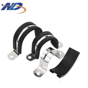 Fabricante NLD Caucho EPDM de alta calidad recubierto 1/2 ''1/4'' 3/4 ''1-1/2'' <span class=keywords><strong>P</strong></span> Clip Pex Abrazaderas - Product Image 3