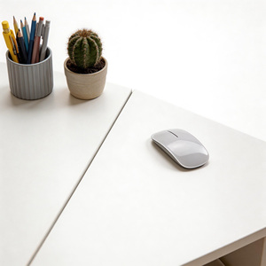 Bureau d'angle triangulaire modulaire moderne couleur chêne, table d'étude compacte autoportante pour ordinateur, mobilier de bureau à domicile - Product Image 4