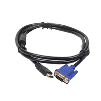 Câble d'extension HD 15 VGA mâle-mâle en PVC pour moniteur d'ordinateur PC, projecteur et lecteur DVD