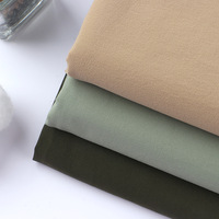 Tissu respirant de poids moyen enduit PU élastique à quatre côtés en nylon 70D pour accessoires de sport veste de pantalon coupe-vent