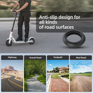 Pièces de rechange de pneu en caoutchouc solide en nid d'abeille pour Scooter électrique non pneumatique de 8.5 pouces pour pneu de remplacement Cityneye <span class=keywords><strong>Mijia</strong></span> M365/Pro/MI3 - Product Image 6