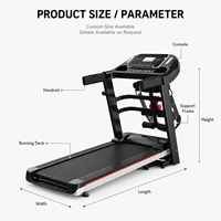 Tapis de course pliable 200 kg à bas prix pour la maison – Équipement de sport cardio pour la gym