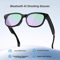 Nouvelles lunettes intelligentes IA transfrontalières avec caméra 8MP, capture photo/vidéo, reconnaissance d'objets par IA, traduction, longue autonomie et commande vocale