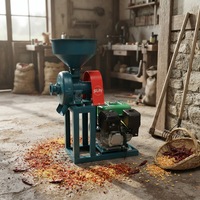 Machine à poudre alimentaire sèche/humide à essence pour la mouture de beurre de noix, pâte de sésame, lait de soja, lait de riz – un moulin à farine pratique