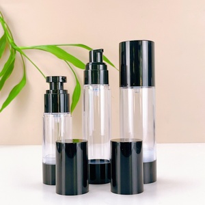 Flacon pulvérisateur sans air transparent blanc rond AS pour cosmétiques, 15 ml, 30 ml, 50 ml, 80 ml, 100 ml, 120 ml, 150 ml - Product Image 3