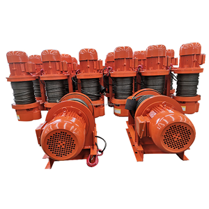 JK-D כננת חשמלית ניידת עם כבל פלדה, שלט רחוק אוטומטי, עגורנים בעלי קיבולת של 1-32 טון, וו שחרור מהיר, 220V, התקנה קלה - Product Image 4