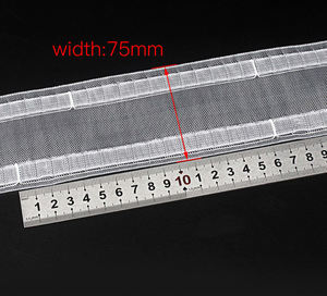 Types de rubans pour rideaux en nylon : œillets et rubans de finition pour rideaux - Product Image 3