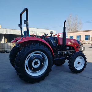 New4x4 air-conditioned cab diesel engine tractor — 4WD wheel tractor with gear drive pump and gearbox, suitable for agriculture. - Product Image 1