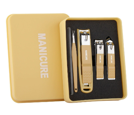 Coupe-ongles 5 pièces jaune