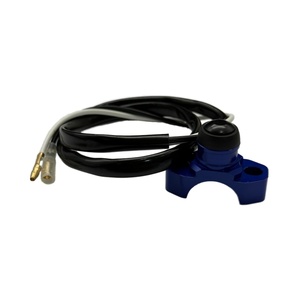 Aluminum Front Placement Motorcycle Two-Function Ignition Flameout Button Modification Switch for Retrofit/Upgrade 6-Month - Product Image 3