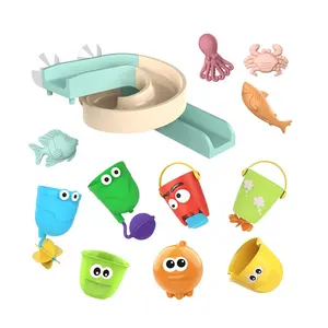 Children's Bath Toys Bathroom Pipe Water Wheel Whirl Spray Shower Baby Splashing Toy Baby Boys and Girls
