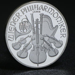 في أستراليا ، عملة تذكارية نمساوي ، أوركسترا سيمفونية فيينا ، عملة مصبوبة منقوشة ذهبية وفضية ، عملة غير متداولة ميدالية الاتحاد الأوروبي - Product Image 3