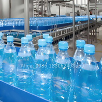 Machine de remplissage automatique 3 en 1 Machine de remplissage de bouteilles d'eau commerciale Ligne de production automatique de scellage d'eau pure