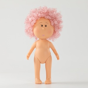 Poupée Mia Potato de 24 cm, corps nu, cheveux bouclés, poupée vierge à habiller soi-même, poupée en vinyle, accessoires artisanaux faits à la main pour enfants, jouet cadeau - Product Image 1