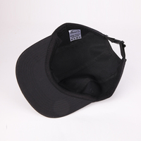 Casquettes de sport de haute qualité avec logo tissé personnalisé, respirantes, ajustables, à 5 panneaux, en coton, pour la course à pied