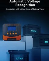 Contrôleur de charge solaire 99% MPPT haute efficacité avec USB 20A pour systèmes 12V/24V