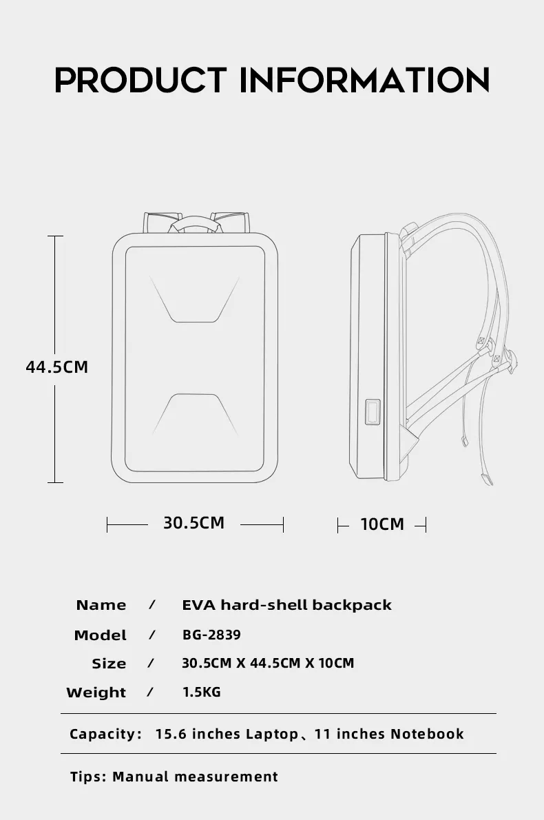 anti-ladrão mochilas de negócios 15.6 Polegada portátil