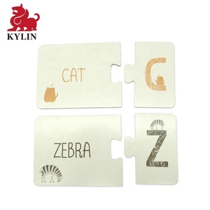 Éducatifs <span class=keywords><strong>Match</strong></span>, Il <span class=keywords><strong>Jeu</strong></span> Jouet Carton Mini Assorti Orthographe Alphabet Lettre Mot Jigsaw Puzzle pour Les Enfants - Product Image 4
