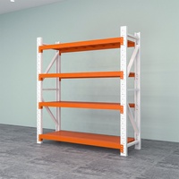 Système de rayonnage 100 kg/niveau, réglable, haute capacité, robuste, en acier léger, antirouille, pour usine de vêtements, entrepôt