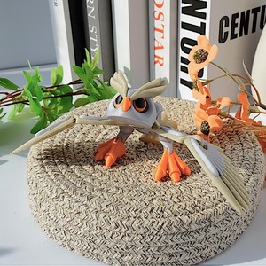 <span class=keywords><strong>Figurine</strong></span> <span class=keywords><strong>de</strong></span> hibou en plastique imprimée en 3D à chaud Animal articulé avec articulations flexibles - Product Image 1