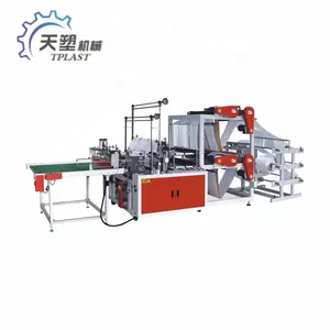 High Speed Plastic bag bottom heating sealing and heating cutting machine