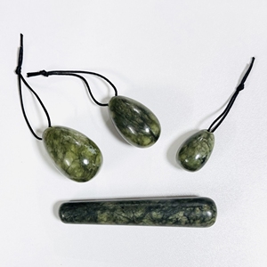 Oeuf de Jade Yin Body Stone Entraînement féminin Pierre de jade Oeuf Boule de massage Jade Yoni Oeuf Kegel exercices - Product Image 2