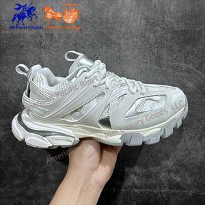 Chaussures de sport de course de qualité supérieure Track 3.0 pour hommes, chaussures de luxe en cuir véritable, style marche, baskets de créateur, chaussures de papa - Product Image 4