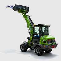Chargeuse sur pneus télescopique électrique AOLITE ETL1200 de 1,2 tonne, chargeuse articulée compacte pour la construction agricole et la manutention de matériaux