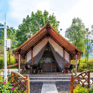 Carpa de Camping Modular de Lujo para Exteriores, Tipo Europeo, Plegable Manualmente, de Doble Capa, Estilo Nómada, de Una Habitación, para las Cuatro Estaciones - Product Image 2