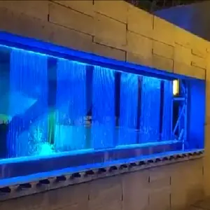 Hot Sale Digital Water Rain Fall Features Waterfall Fountain Customized Indoor Outdoor Water Curtain