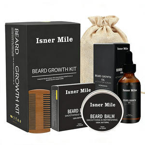 <span class=keywords><strong>Set</strong></span> <span class=keywords><strong>per</strong></span> la Crescita della <span class=keywords><strong>Barba</strong></span> da <span class=keywords><strong>Uomo</strong></span> con Etichetta Privata, Kit di Prodotti 100% Naturali <span class=keywords><strong>per</strong></span> la Cura della <span class=keywords><strong>Barba</strong></span> con Olio e Balsamo - Product Image 1