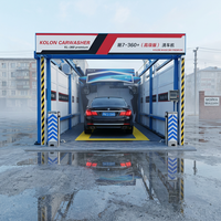 KOLON360 Machine de lavage de voiture automatique rotative à 360 degrés sans contact haute tension, lavage de voiture intelligent et rapide