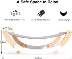 Cat Hammock New <span class=keywords><strong>Moon</strong></span> Cat Swing เก้าอี้เปลญวน Cat Furniture - Product Image 2