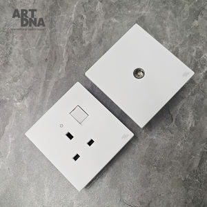 Prise murale électrique ARTDNA Professional 1 gang, norme britannique, indice de protection IP20, matériau PC, modèle A39-E03 - Product Image 6