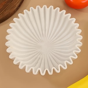 Vente directe d'usine, bol <span class=keywords><strong>à</strong></span> <span class=keywords><strong>fruits</strong></span> rond avec cadre ondulé blanc, design minimaliste nordique pour hôtel et usage domestique - Product Image 4
