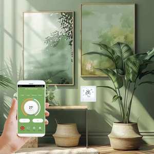 <span class=keywords><strong>Wifi</strong></span> thông minh nhiệt LED hiển thị màn hình cảm ứng thông minh điều hòa không khí điều khiển nhiệt độ cho nhà khách sạn - Product Image 1