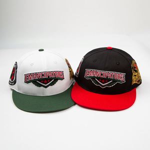 Gorra de Béisbol OEM de Dos Tonos, Elástica, con Panel Frontal Rígido, Estructurada, con Logos Bordados, Visera Plana, Personalizada, Estilo Urbano - Product Image 1