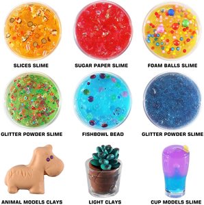 Kit de slime pour enfants, 126 pièces, kit de fabrication de slime DIY pour filles et garçons - Product Image 5