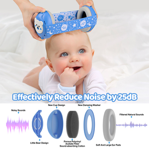 Protège-oreilles pour bébé, protège-oreilles pour enfants, protection auditive, protection contre le bruit, protection contre le bruit de 25 dB, protège-oreilles de sécurité pour bébé - Product Image 4