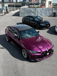 Vinilo para Rotulación de Vehículos, Rollo de Color Morado Medianoche, PET de Alto Brillo, 8.5mil, con Liberación de Aire, Autoadhesivo, para Recubrimiento Completo de Automóviles, Película que Cambia de Color - Product Image 3