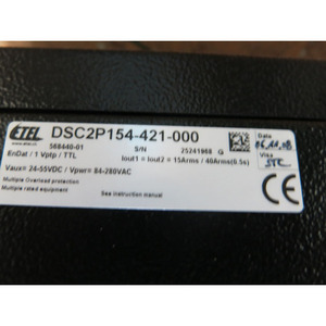 Controlador de Posición ETEL DSC2P154-421-000 - Product Image 1